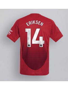 Manchester United Christian Eriksen #14 Replika Hemmakläder 2024-25 Kortärmad